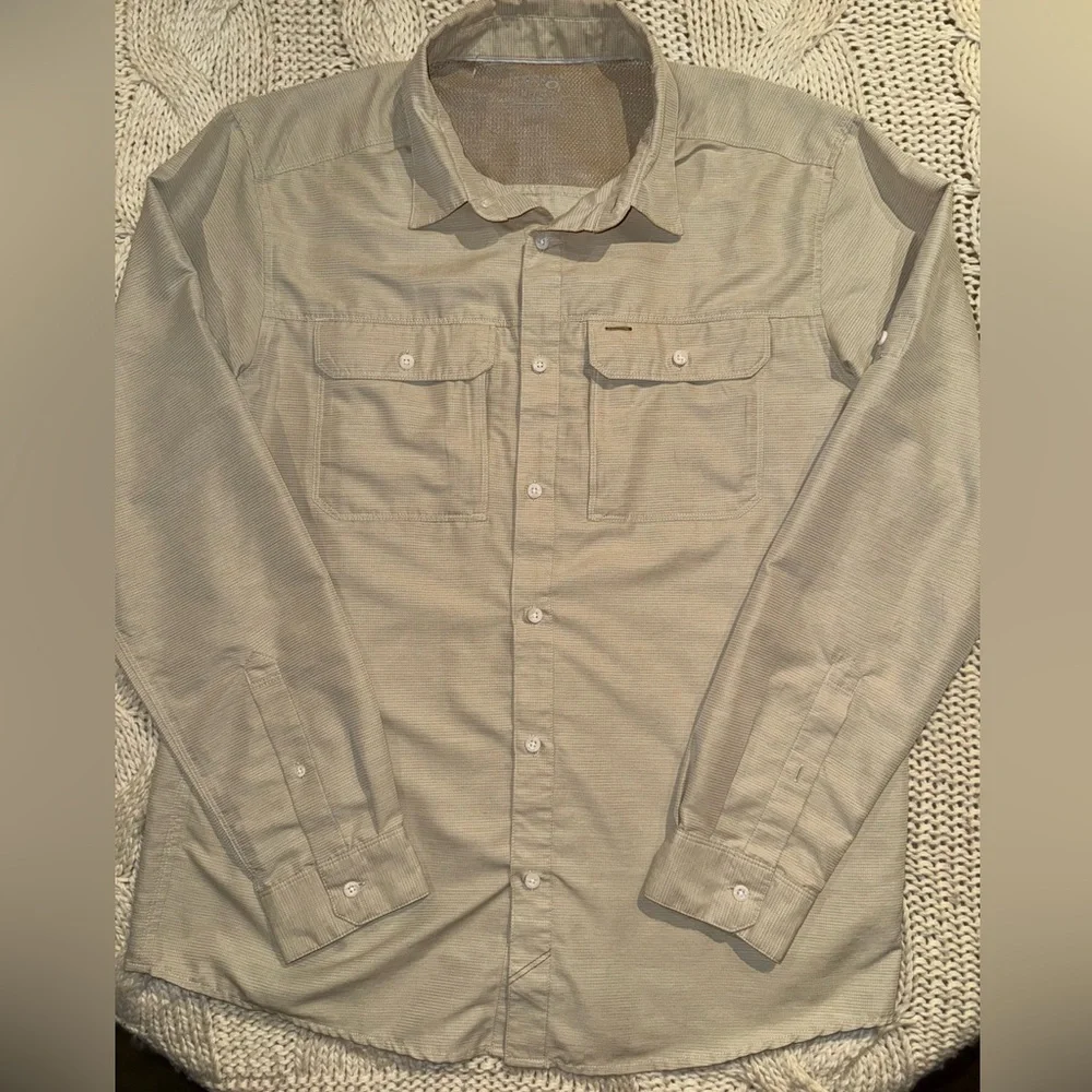 Mountain Hardwear Mens Long Sleeve Button Down Shirt Large